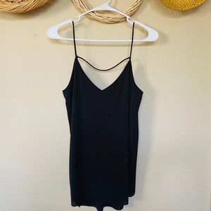 Express black shimmer tank top